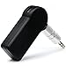 Universal Bluetooth Transmitter Car Kit Handsfree 3.5mm Streaming Car A2DP Wireless AUX Audio Music Receiver Adapter with Microphone for iPhone iOS Android Cell Phones