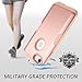 YOUMAKER Case for iPhone 8 & iPhone 7, Full Body Rugged with Built-in Screen Protector Heavy Duty Protection Slim Fit Shockproof Cover for Apple iPhone 8 (2017) 4.7 Inch Rose/Pink