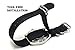 PerFit® ZULU4 Ballistic Nylon Watch Strap + Spring Bars, Field Ready/Fashion Forward, Lifetime Guarantee, Choose Color/Size(18mm,20mm,22mm,24mm,26mm), Black-Ops/Brigade Black, 22mm