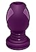 Doc Johnson Platinum Premium Silicone - The Stretch - Hollow Butt Plug - Large - Purple