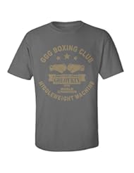 Apparel: Atafutf Mens Hipster Funny Gennardy Golovkin Boxing Gloves Comfortable and Soft Summer Short Sleeves T Shirt Cotton Tee