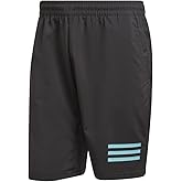 adidas Mens Club Striped Athletic Shorts Tennis Casual Bottoms Casual - Grey