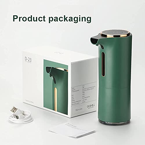 SYMINI Automatic Soap Dispenser Touchless Rechargeable Soap Dispenser w/Adjustable Switches and Waterproof Base for Bathroom Kitchen 9oz/250ml with Aromatherapy Function and Infrared Sensor