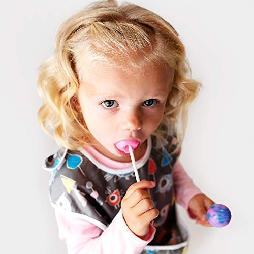 Waterproof Toddler Baby Bibs, 2 Pack Gift Set, Soft Extra Large Feeding Reflux Drool Teething Bibs, Triple Adjustable Snap Buttons, Washable, 6-36 Months, Boys and Girls - Thumbnail 2