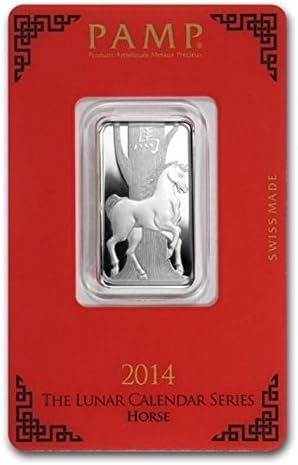 10 gram Silver Bar - PAMP Suisse (Year of the Horse)