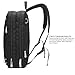 CoolBELL Convertible Backpack Shoulder bag Messenger Bag Laptop Case Business Briefcase Leisure Handbag Multi-functional Travel Rucksack Fits 17.3 Inch Laptop For Men/Women (Black)