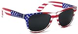 Tantino® American Flag Classic Wayfarer Style Sunglasses