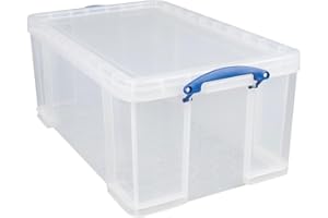 REALLY USEFUL BOX REALLY USEFUL OFFICE BOX CLEAR 64LT 64C