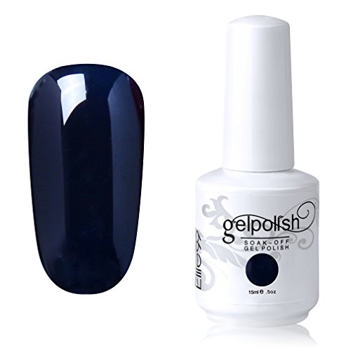 Elite99 Soak-off Gel Polish Lacquer Nail Art UV LED Manicure Varnish 15ml Steel Gray 1586