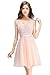 Babyonline Sleeveless Ball Gown Junior's Brithday Party Dress Pink,6