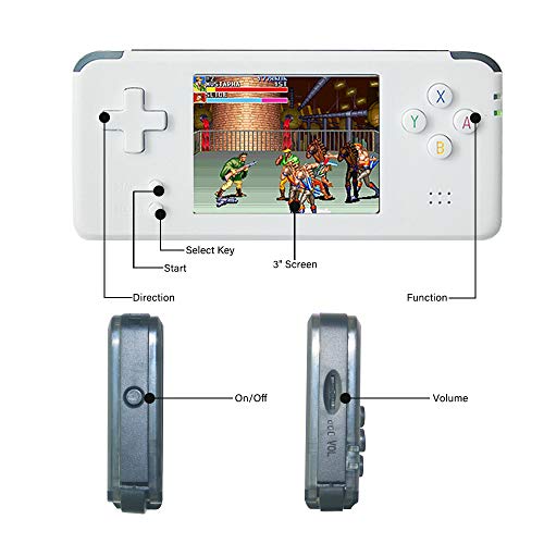 Goolsky RS-97 Handheld Game Console 3000 Built-in Retro Games 3 Inch LCD Screen 16GB Birthday Gift for Kids