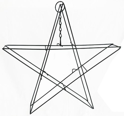 16" Star Wire Living Wreath Form