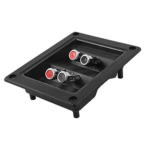 Speaker box push spring type binding post 4 terminal co…