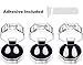 3 Pairs Vampire Fangs Teeth with Adhesive Halloween Party Cosplay Props Decoration White Horror False Teeth Props Party Favors Dress Up Accessories, 3 Sizes