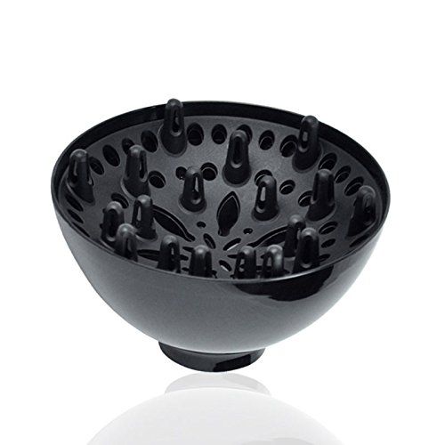 WDDH Portable Spin Curl Hair Dryer Wind Diffuser Blossom Beauty Salon Blow Dryer Attachment Hair Curler Styling Tool