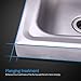 Sandinrayli Commercial Stainless Steel Wall Mounted NSF Hand Sink w/Faucet 17
