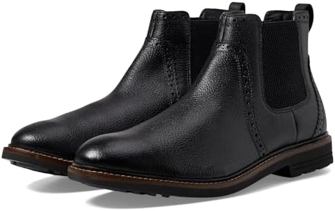 Amazon.com | Nunn Bush 1912 Plain Toe Chelsea Boot Black 7.5 M (D