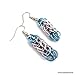 Transgender pride earrings, handmade chainmail LGBTQIA jewelry; pink, white, blue
