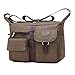 Women's Shoulder Bags Casual Handbag Travel Bag Messenger Cross Body Nylon Bags Brown