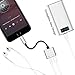 Headphone Adapter for iPhone Charger 3.5mm Jack Adapter for iPhone 8 / XR/X Earphones Adapter Jack Splitter Dual in 1 Music Charger Cables Charge & Aux Audiothumb 3