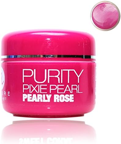 Purity Pixie Pearl UV Gel 0.18oz (5g) One Phase Professional Salon Quality Self-Levelling Pearly Rose