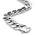 LEADCIN JOYEN Heavy Mens Bracelet Chain 316L Stainless Steel Punk Link Wrist Silver Color
