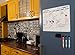 Magnetic Dry Erase Monthly Calendar for Fridge with New Premium Stain Resistant Technology 17x12 inch