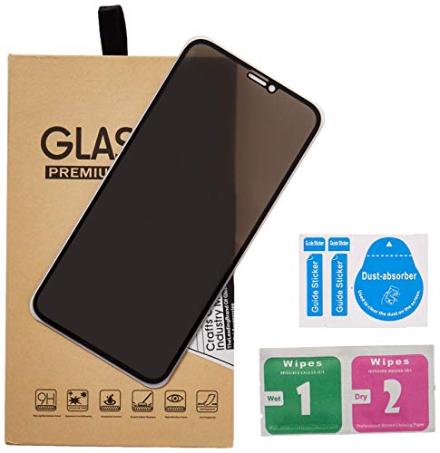 Privacy Screen Protector for iPhone XR, [1-Pack] Full Coverage Anti-Spy Anti-Scratch Tempered Glass Film Shield f or Apple iPhone XR 6.1 inches - Thumbnail 2