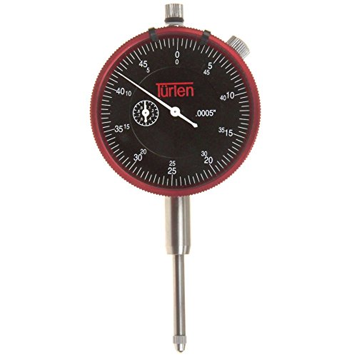 TÃ¼rlen Dial Indicator 1"/0.0005" AGD Spec w/Lug Back Carbide Tip High Visibility High Precision Watch Gears