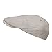 e4Hats.com Men's Linen Summer Ivy Cap - Beige S/M