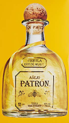 PATRÓN Añejo Premium-Tequila, 40% Vol., 70 cl/700 ml, aus 100 % besten blauen Weber-Agaven, in Mexiko in kleinen Chargen handdestilliert, über 12 Monate im Eichenfass gelagert, perfekt für Margaritas – Bild 6