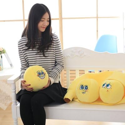 Cengbao Cartoon plush pods cute sleeping pillow dolls personalized dolls creative birthday gift for girls, sponge baby peas, 50 cm