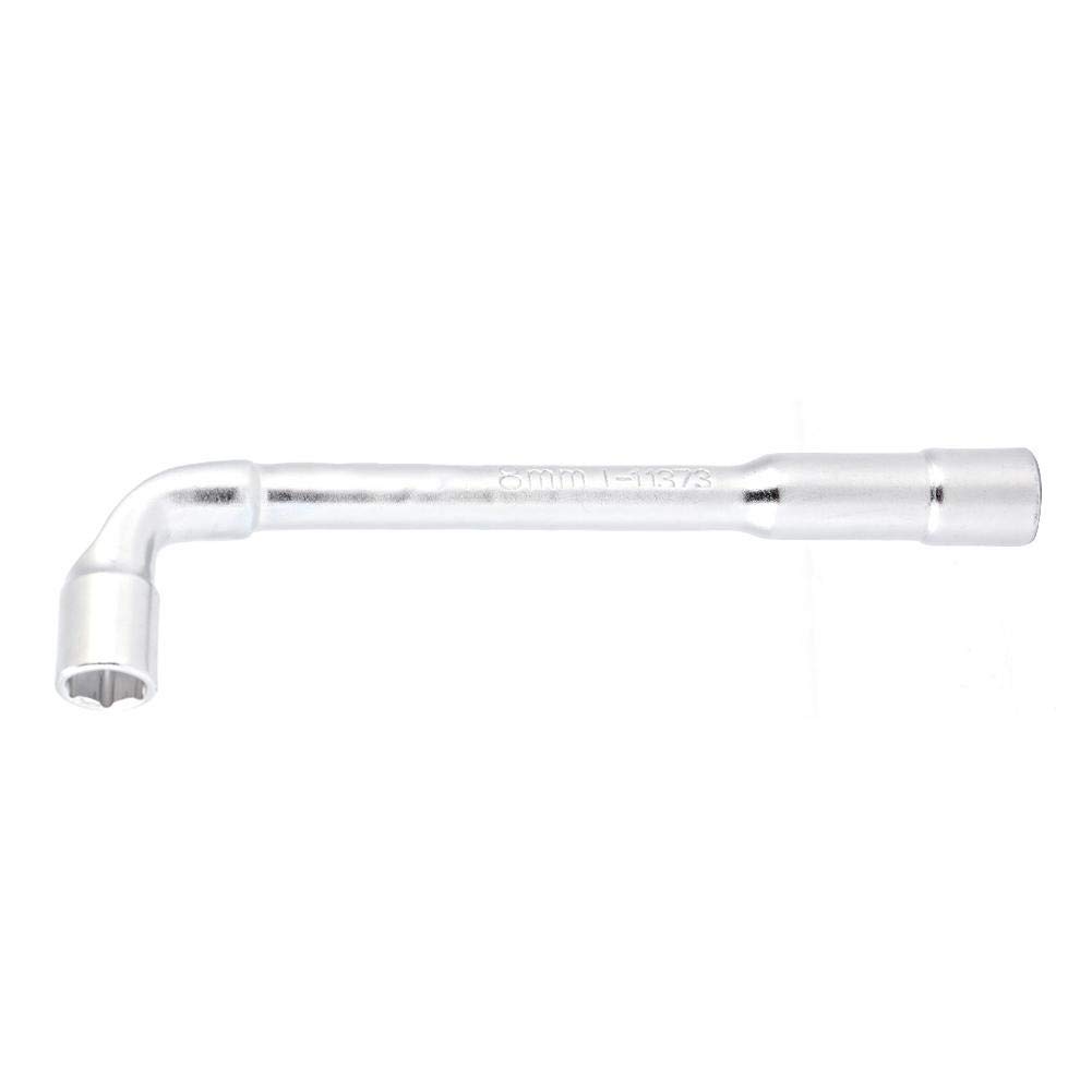 L-Shaped Chrome Vanadium Steel Curved Head Wrenches Elbow Wrench Repair Tools 8mm to 17mm(8mm)