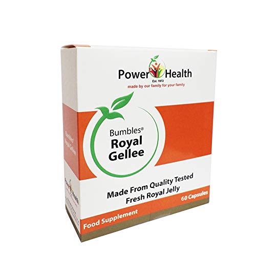 Power Health 056051 Bumbles Royal Gellee 500Mg Capsules - Pack of 60 Capsules