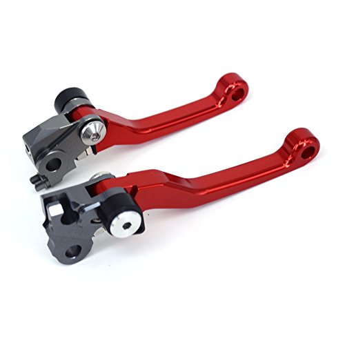 image for JFG RACING Billet Pivot Foldable Clutch Brake Lever For Honda CRF250R 