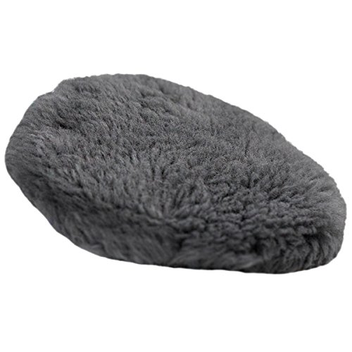 Click Here to See More Images Gloss-it PAD-GRY-WL-6IN EVO Grey Heavy Cut Synthetic Wool Pad