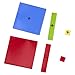 hand2mind Printed Plastic Algebra Tiles, Set of 15
