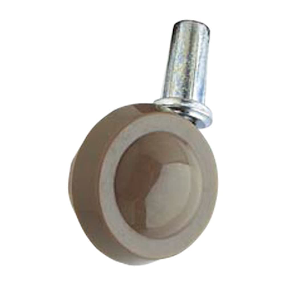 Merriway® BH01548 (2 Pcs) Metal Wheel Castors Casters, Socket Swivel Grip Neck Stem Fix, 40mm (1.1/2) - Pack of 2 Pieces