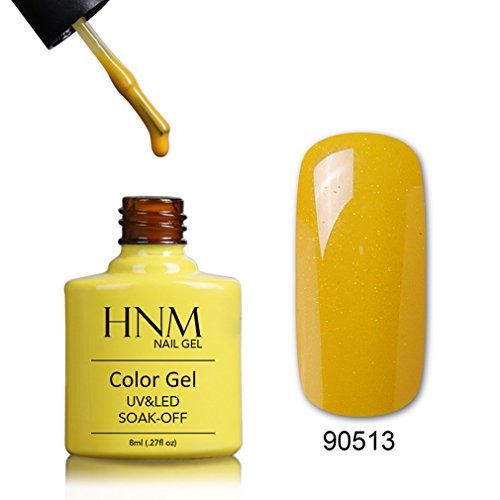 HNM Gel Nail Polish, Soak Off UV LED Gel Polish Nail Art Lacquer Varnish Manicure Nail Art Manicure Bicycle Yellow (90513) HNM Gel Nail Polish, Soak Off UV LED Gel Polish Nail Art Lacquer Varnish Manicure Nail Art Manicure Bicycle Yellow (90513)