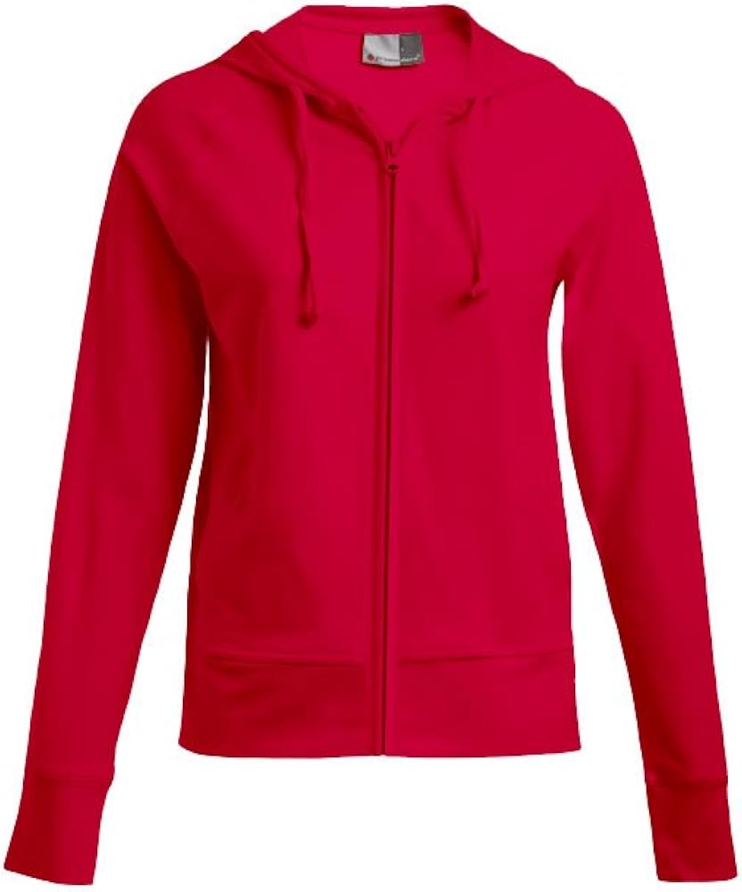 Women's sweat jacket Raglan with 5 Elastane Red 16 Amazon.co.uk
