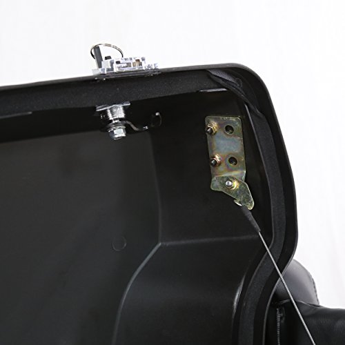 Gloss Black Razor Tour Pack Pak Trunk Chopped Backrest For Harley Touring 97-08 - Thumbnail 7