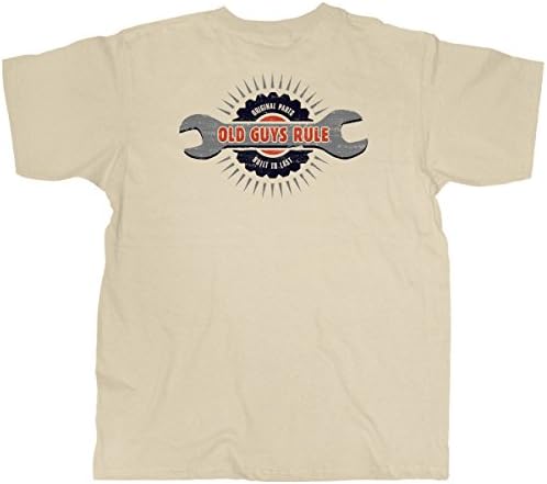 Old Guys Rule Men's Original Parts T-Shirt (Large) Cobblestone