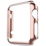 Apple Watch 38mm Case Series 2,Slim PC iWatch Electroplate Metal Plated Protective Cover (ROSE GOLD, Apple Watch 38mm)