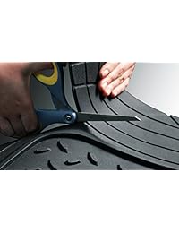 West Coast   Alfombrilla de goma para maletero de coche, SUV, furgoneta, camiones (grande, negro)