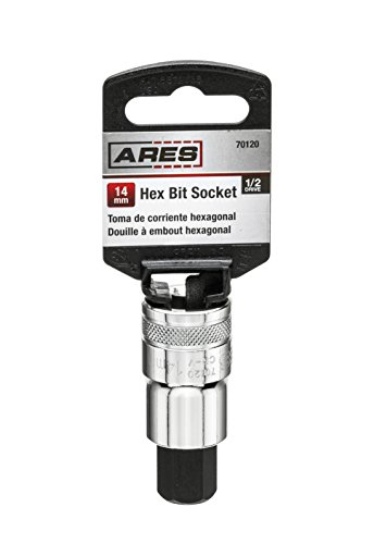 image for ARES 70120 | 1/2-inch Drive 14mm Hex Bit Socket | Heat Treated CR-V St