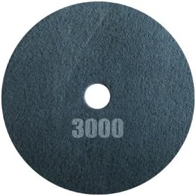 Tornado Pad - Double Sided Diamond Floor Polishing Pad (17", Black - 3000 Grit)