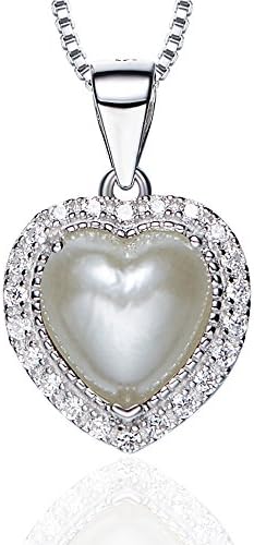 Birthstone Necklace, Love Heart Pendant Necklace Made with Swarovski Crystals, Fashion Birthstone Jewelry for Women