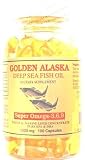 Golden Alaska Deep Sea Fish Oil Omega-3, 1000 Mg, 100 Softgels