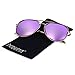Duduma Fashion Aviator Sunglasses with Flat Lens Metal Frame for Women and Men 0713