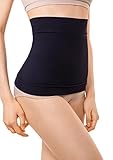 MD Women's Shapewear Waist Trainer Seamless Waist Cincher Tummy Corset Tops Medium Black